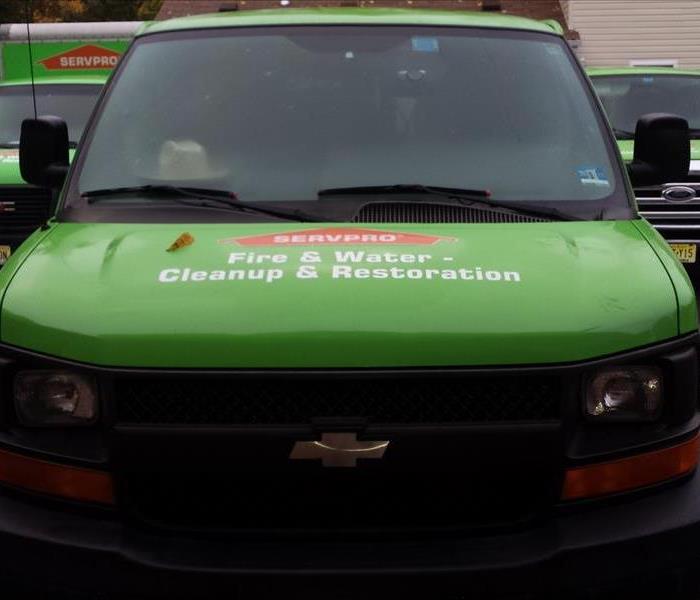 green SERVPRO Truck