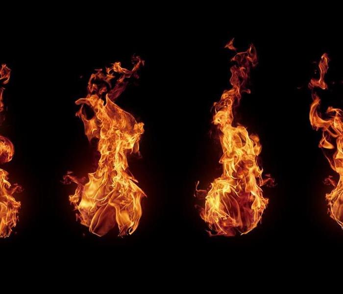 open flames