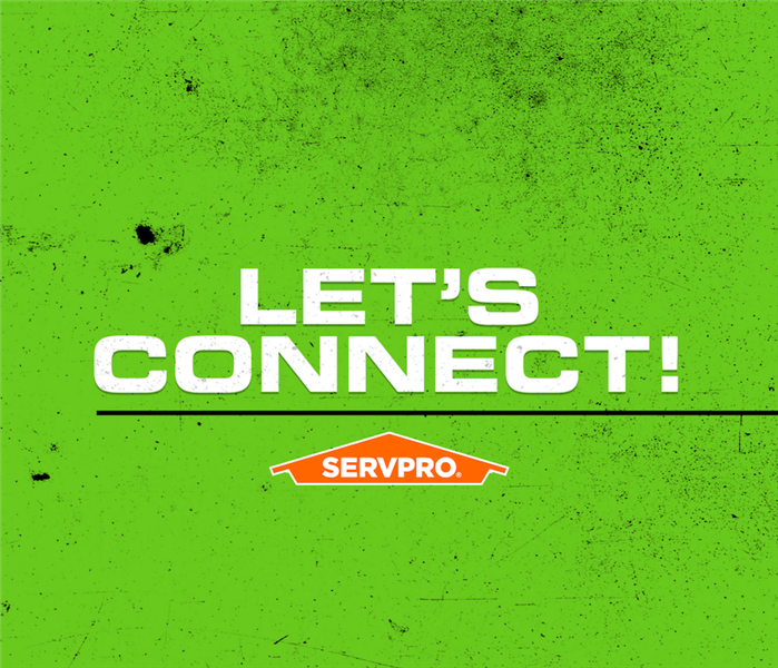 SERVPRO lets connect sign